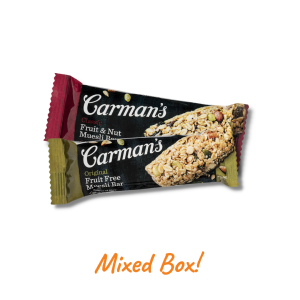 Carman's Muesli Bars - Classic Fruit & Nut and Original Fruit Free Bars (Mixed Box)